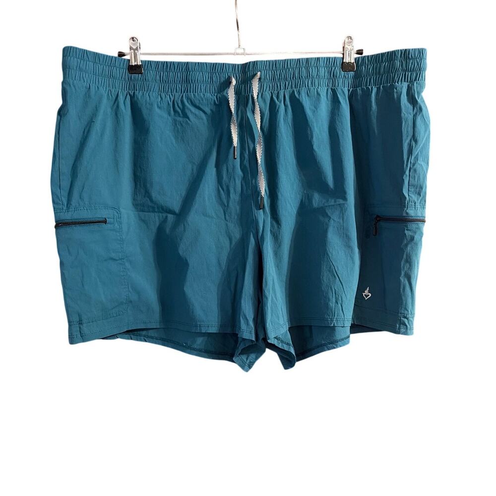 Happy Camper by Torrid Women's Plus Size Teal Outdoor Shorts Size 4 4X